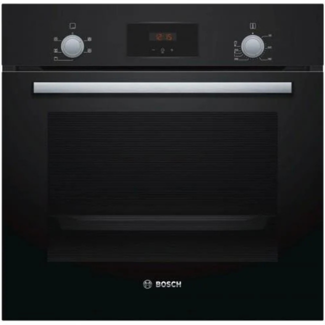 BOSCH SINGLE INTEGRATED OVEN BLACK HHF113BA0B